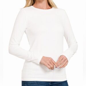 Off White Buttery Soft Tee